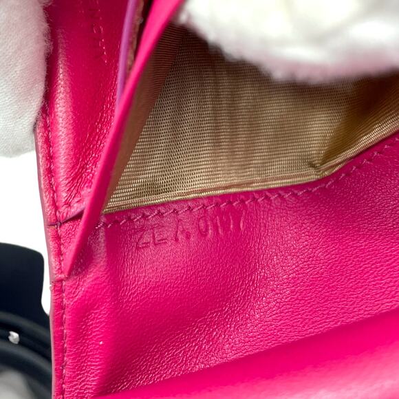 🔴 Givenchy Compact Snap Wallet - Pink Leather - Picture 9 of 9